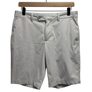 J. Lindeberg Men's Sz 30" (measures 32") Gray Vent Tight 8.5" Inseam Golf Shorts